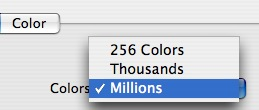 Mac OS 的颜色设置